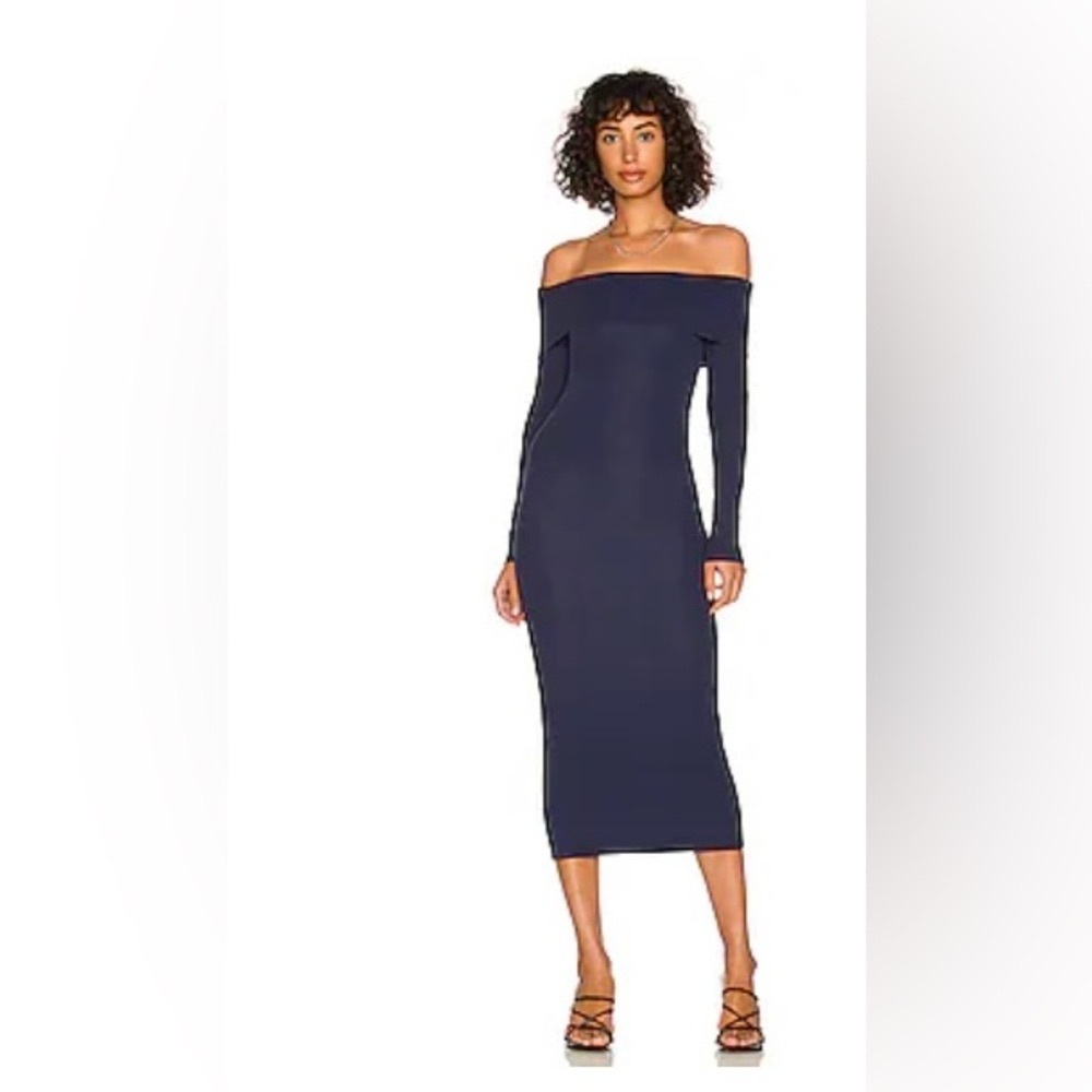 Bardot off the shoulder bodycon dress